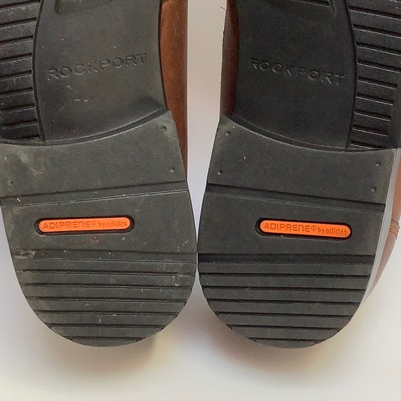 Rockport Walkability Men's Classic Brown Loafers Size 10 With ADIPRENE by Adidas - Picture 10 of 16